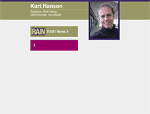 Tablet Screenshot of kurthanson.com